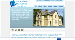 Desktop Screenshot of hps-plastering.co.uk