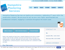Tablet Screenshot of hps-plastering.co.uk